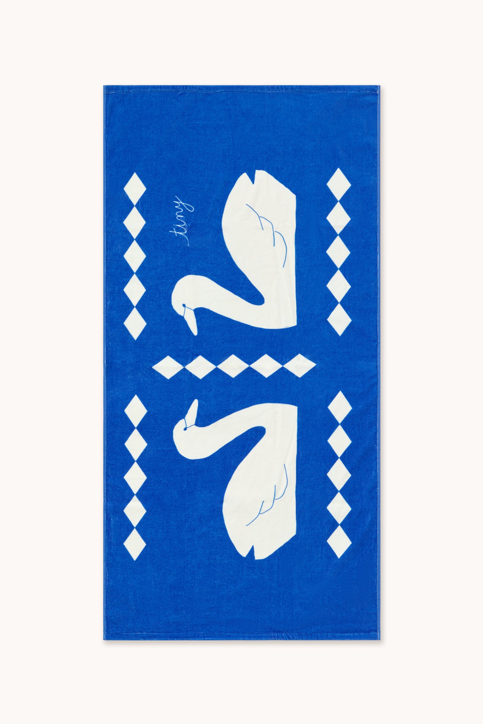 SWANS TOWEL blue