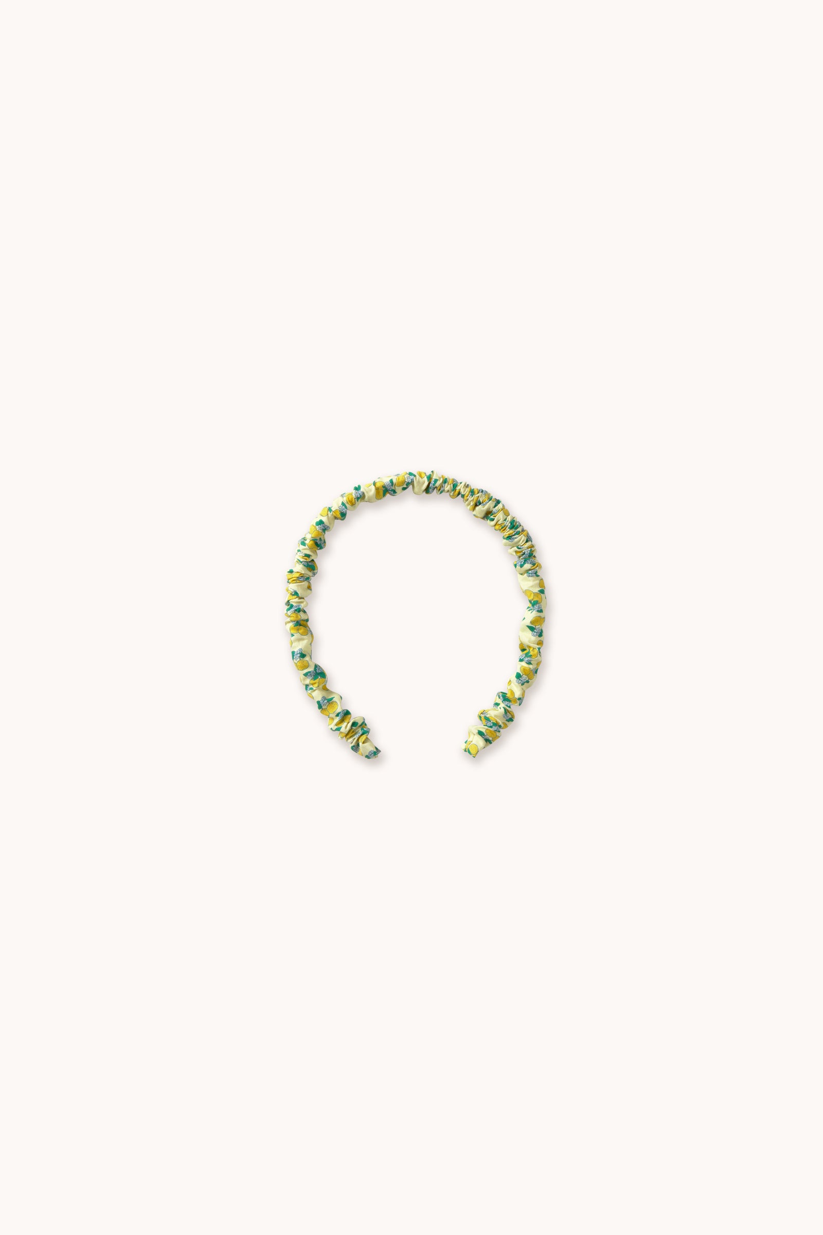 ORANGES HEADBAND pastel yellow