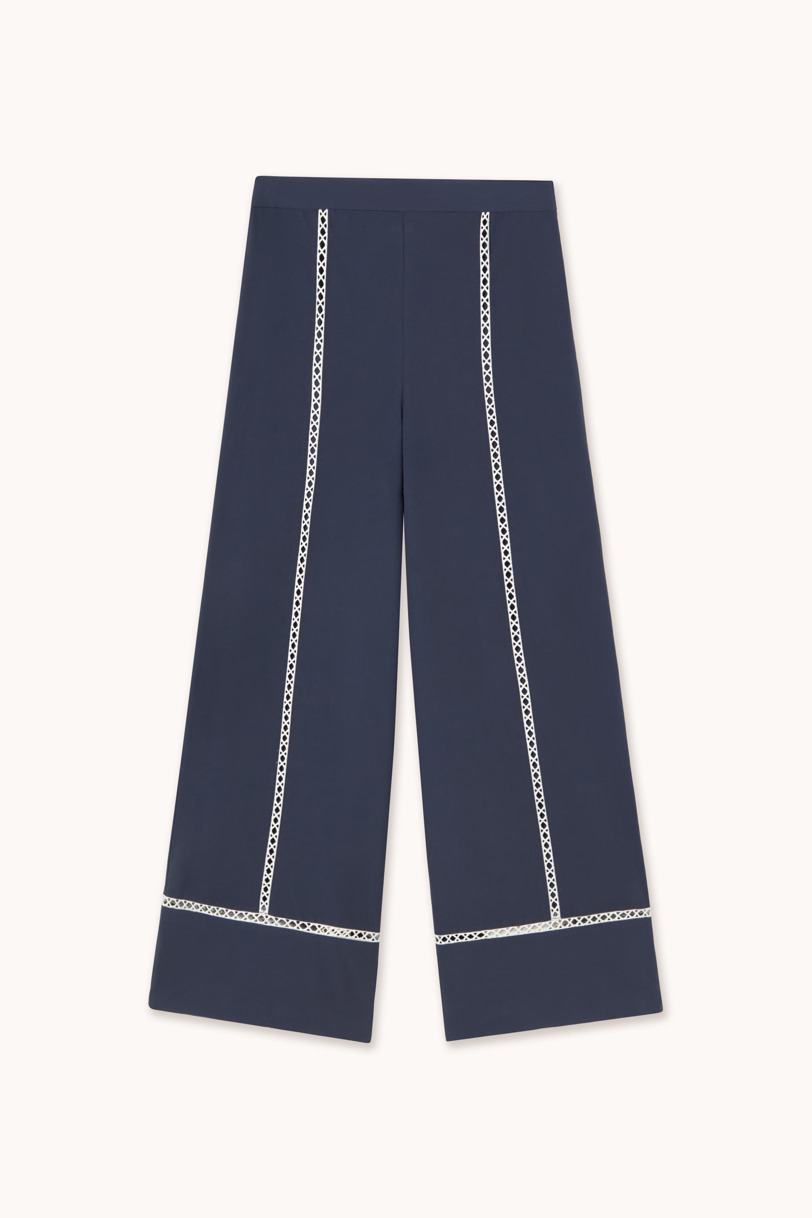WIDE PANTS navy