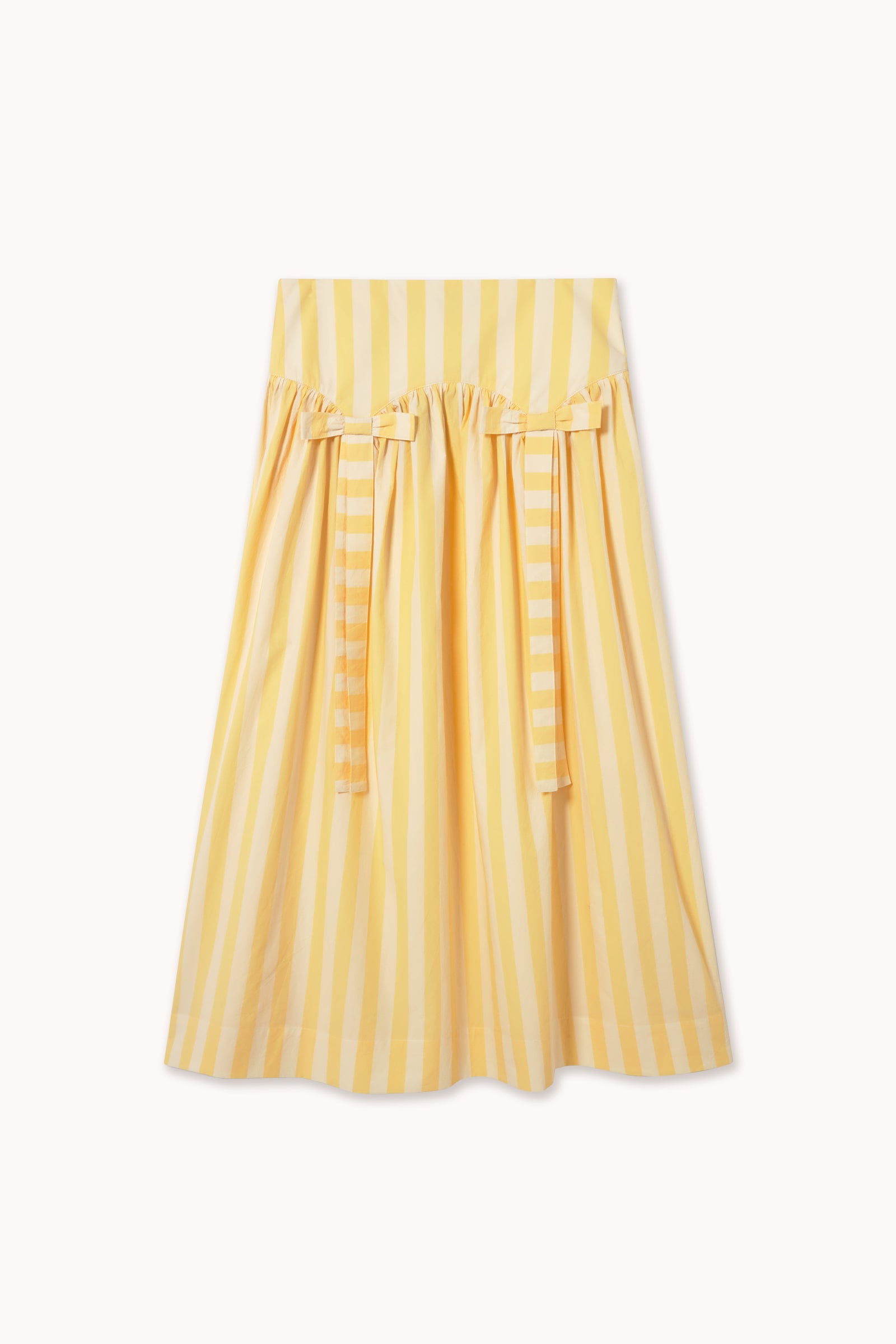 STRIPED SKIRT mellow yellow