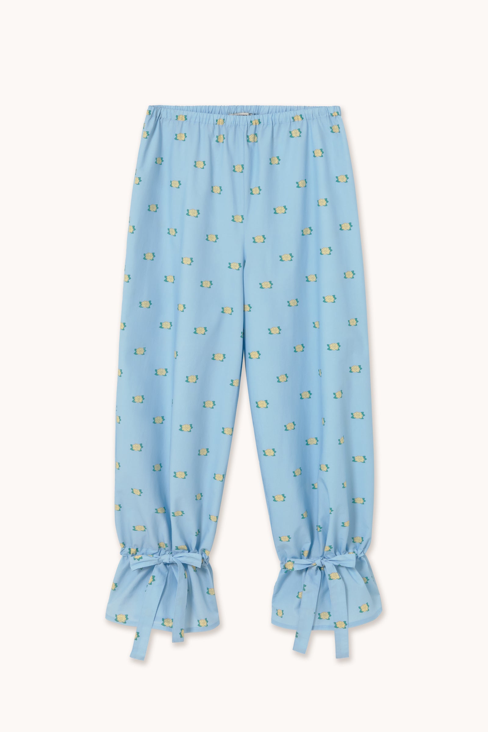 FLOWERS FRILL PANT pretty blue