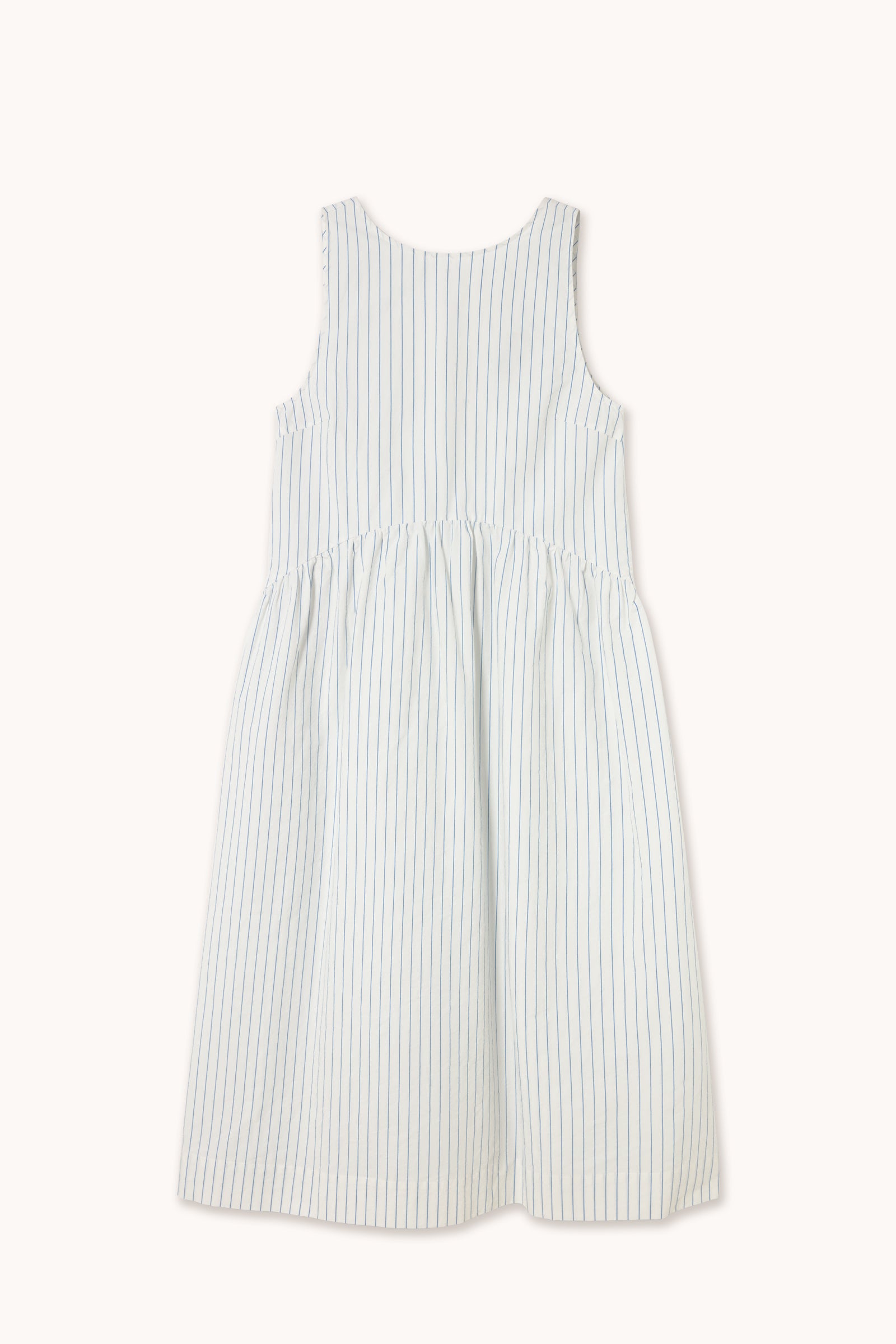 VESTIDO CON ESPALDA ABIERTA A RAYAS white