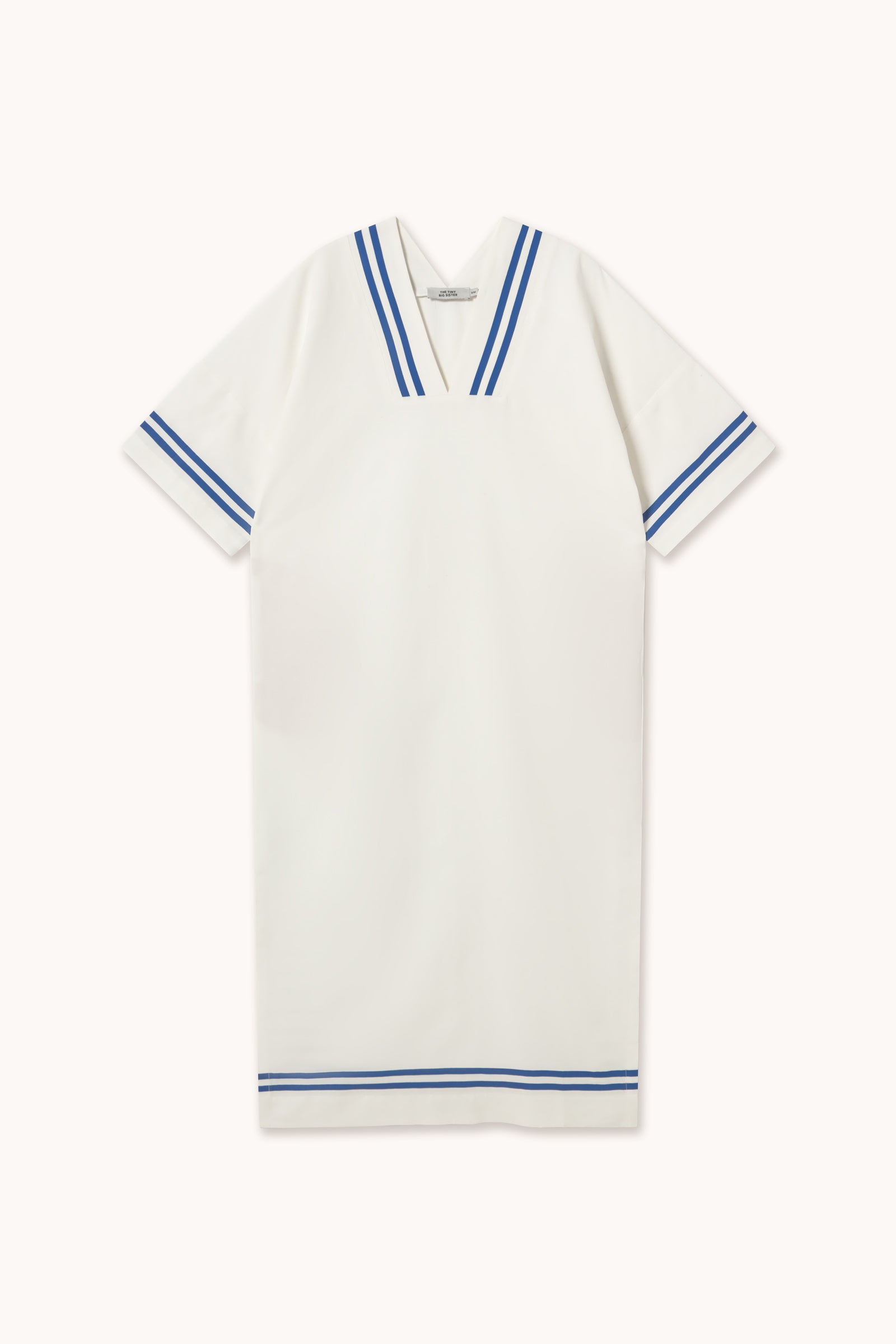 STRIPES DRESS off-white