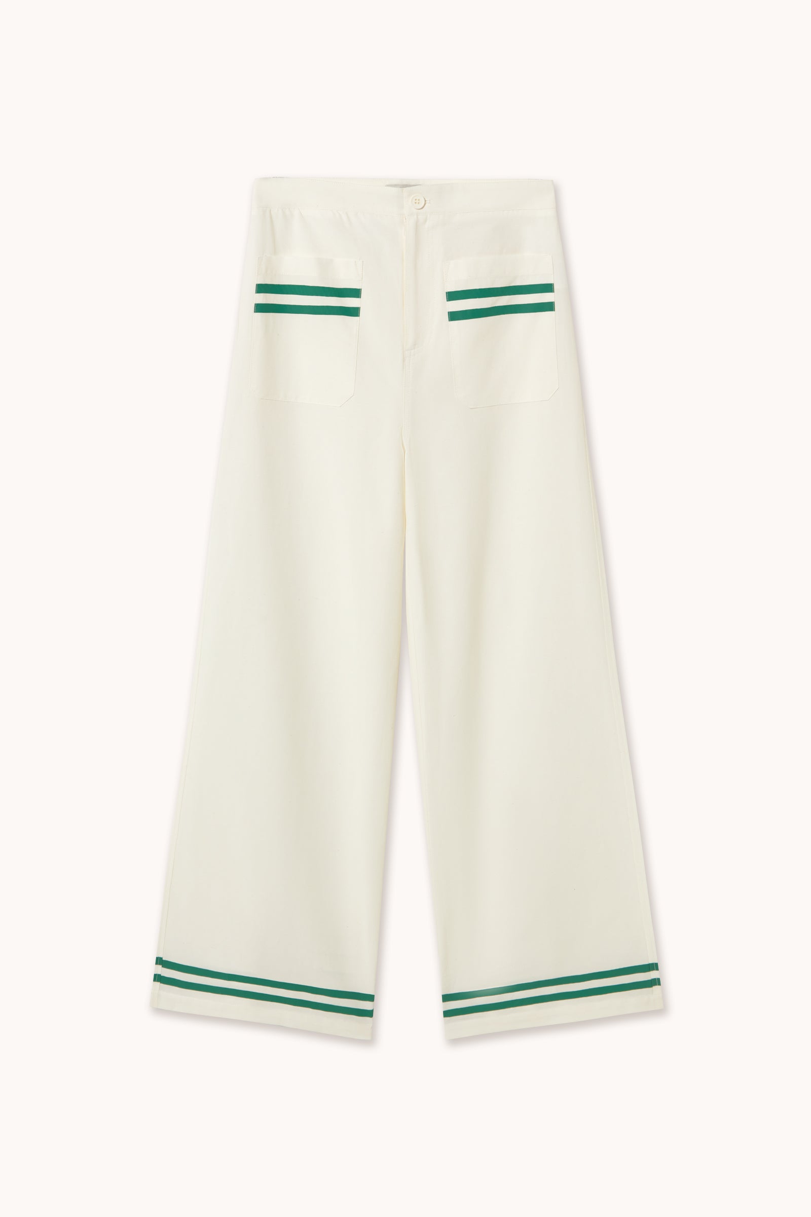 STRIPES PANTS off-white