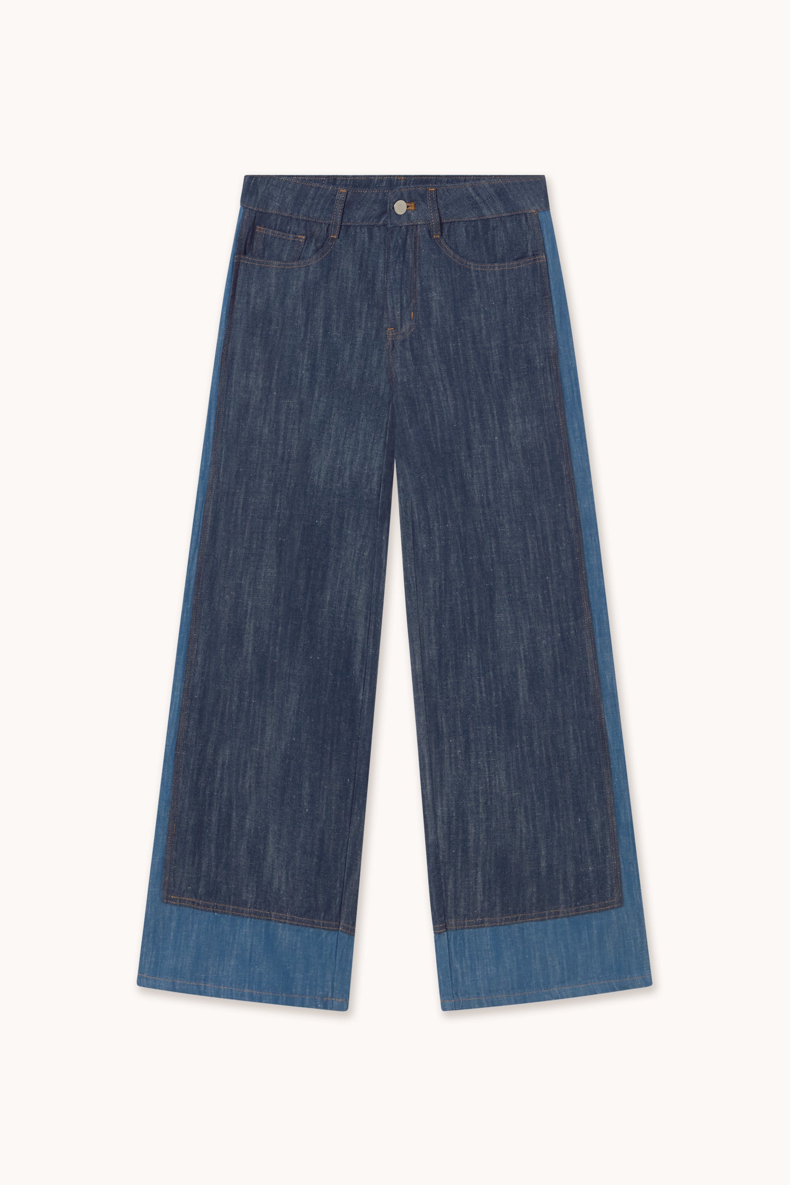 BICOLOR BERTA PANT navy