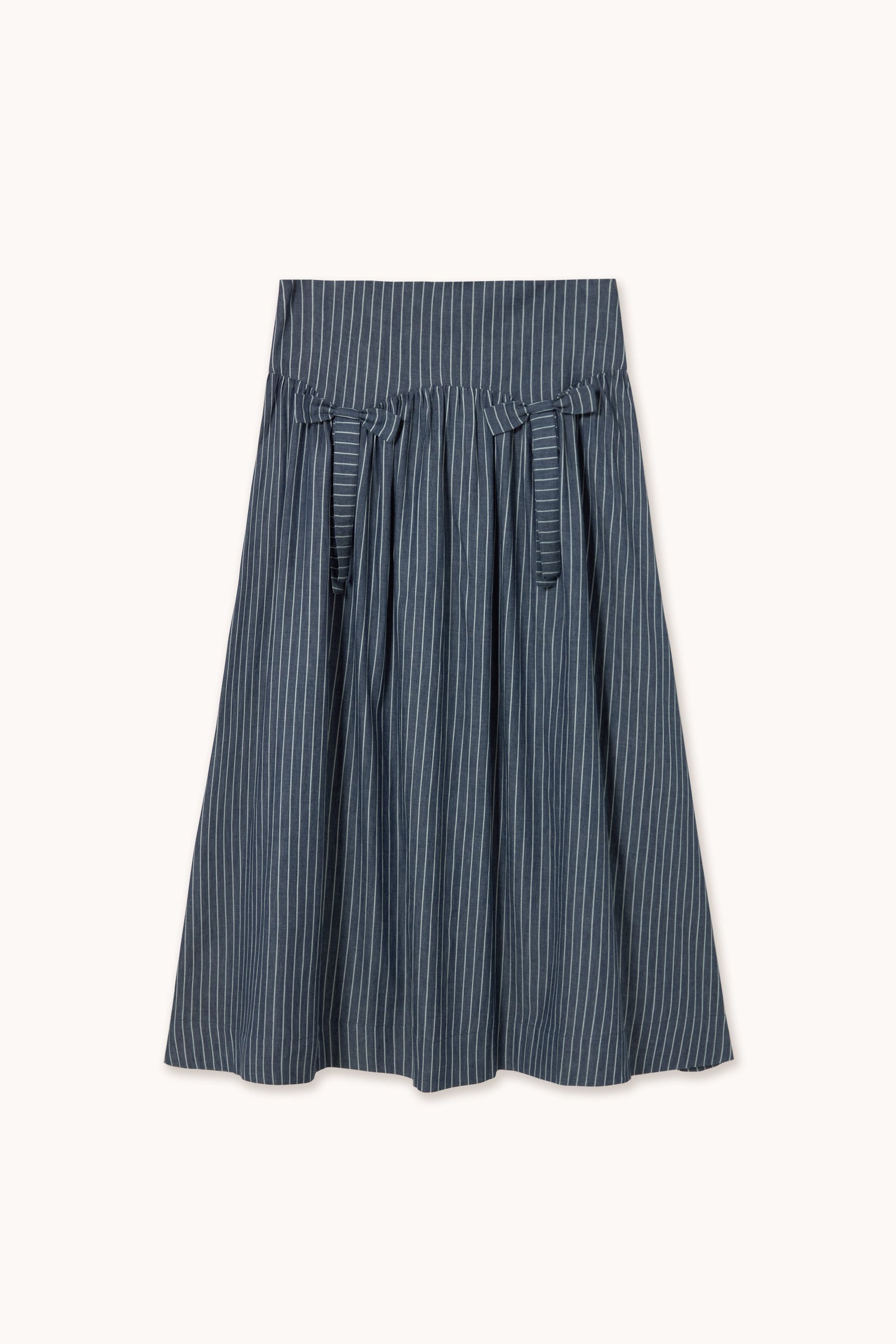 STRIPED SKIRT light navy