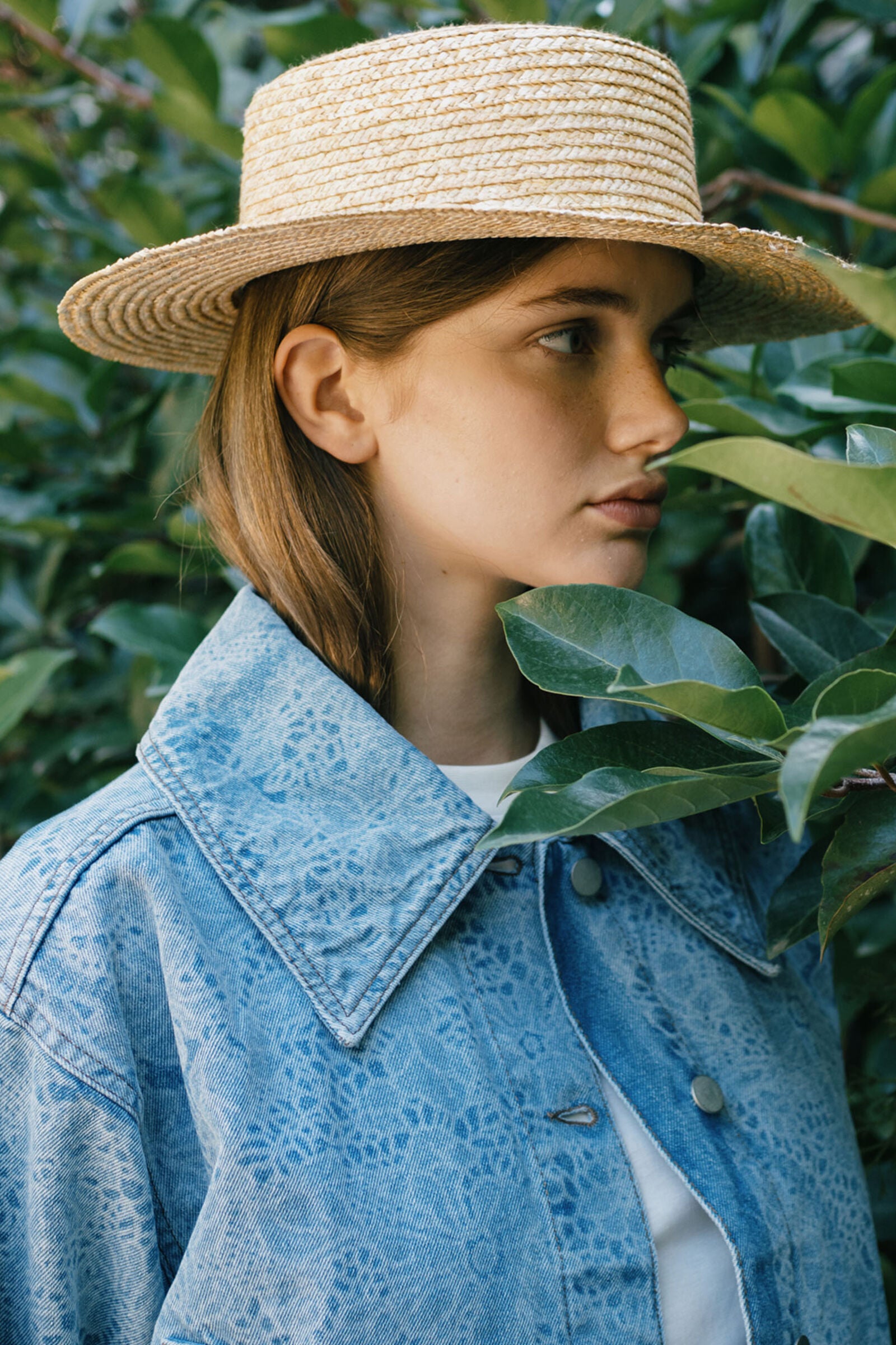 CHAQUETA VAQUERA LACE medium wash denim