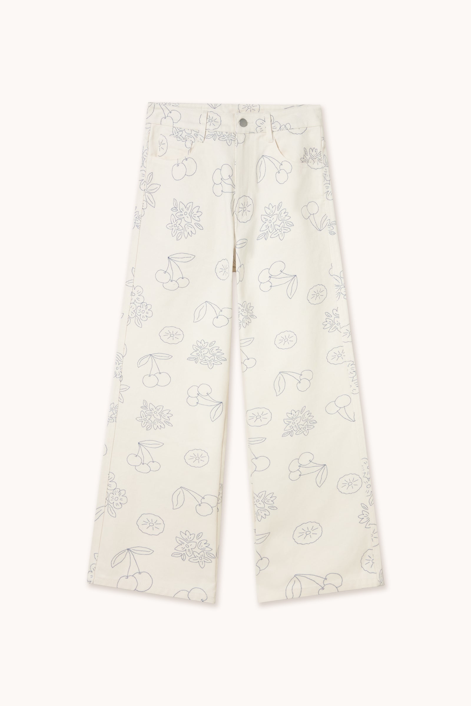 MARU FRUITS DENIM off-white