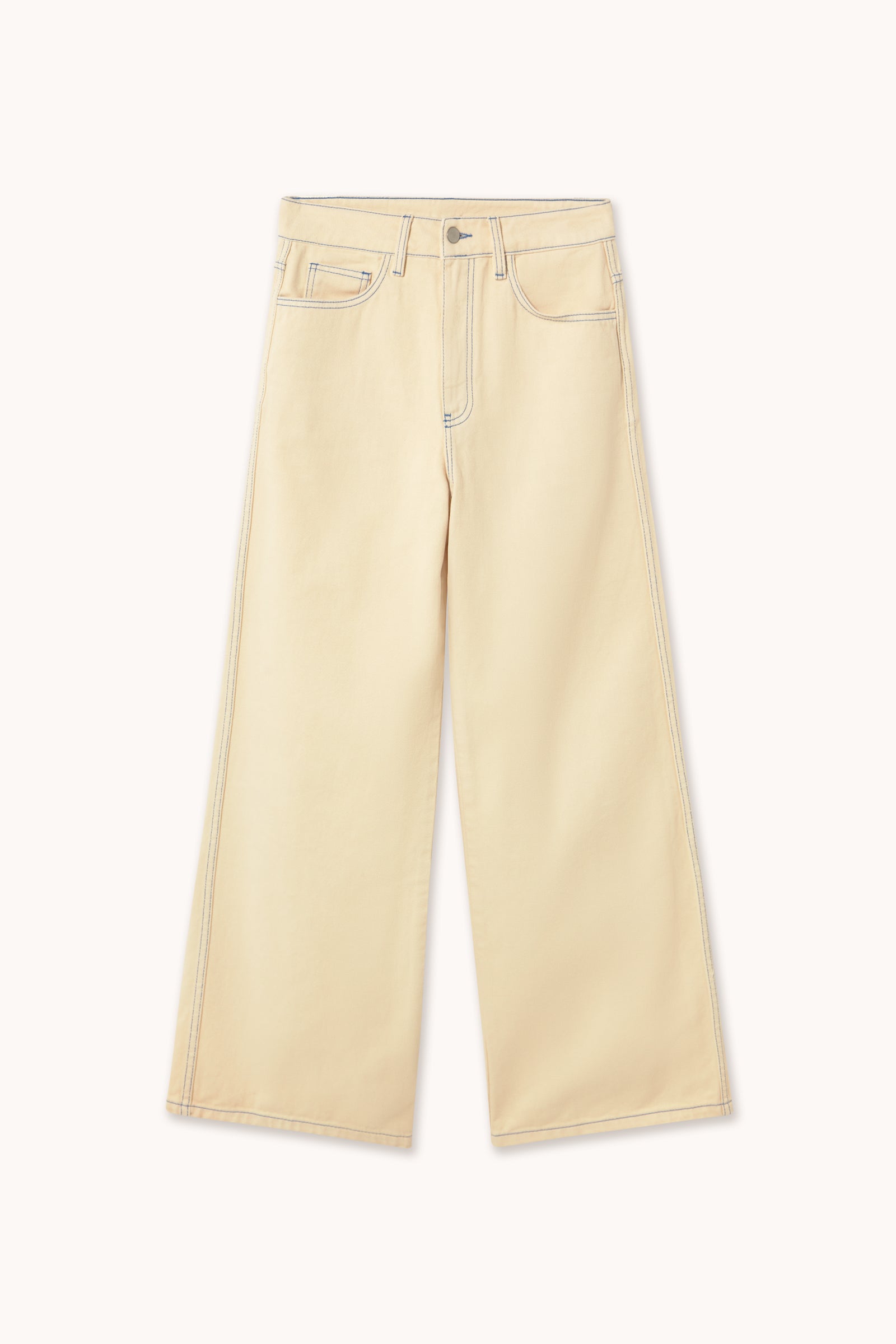 HEAVY TWILL DENIM light cream