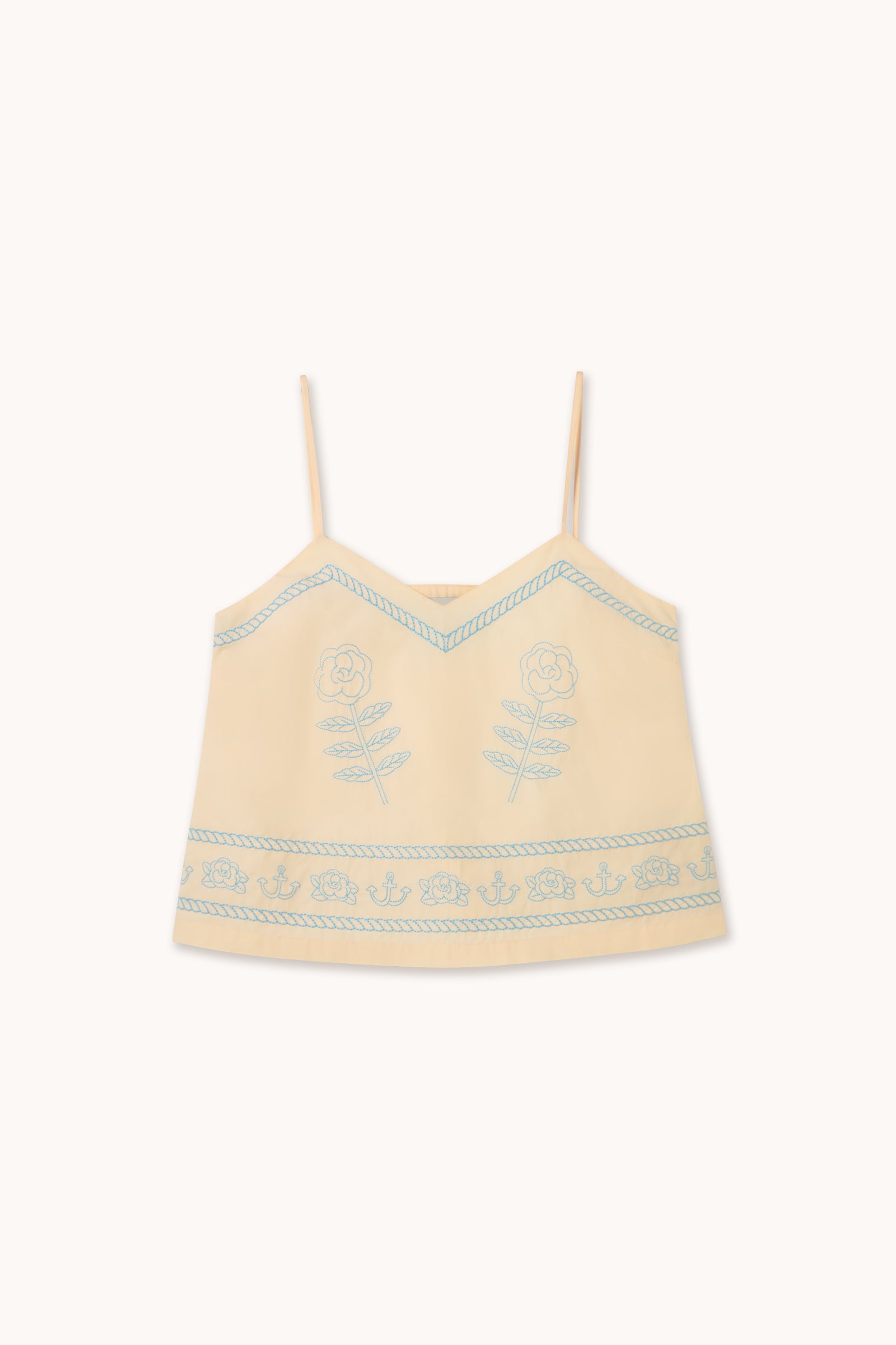 TOP DE TIRANTES BORDADO light cream