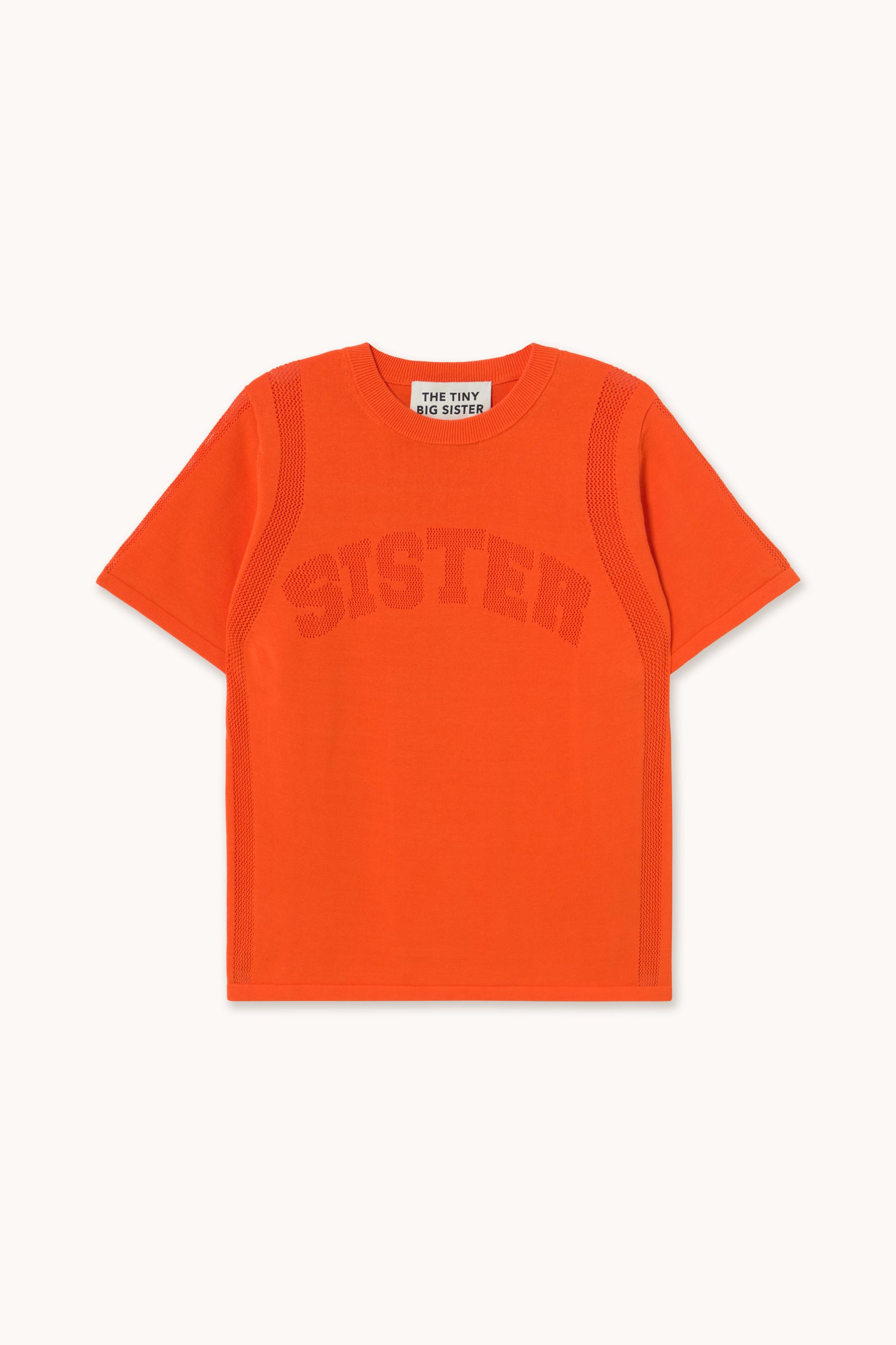 SISTER KNITTED TEE summer red