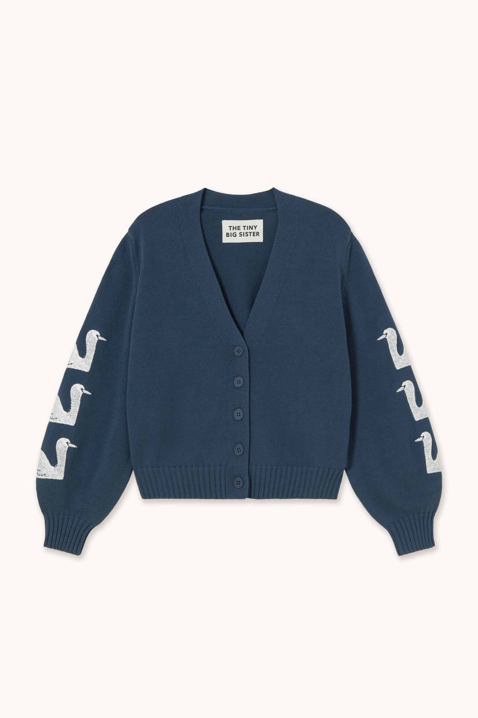 SWANS CARDIGAN stone