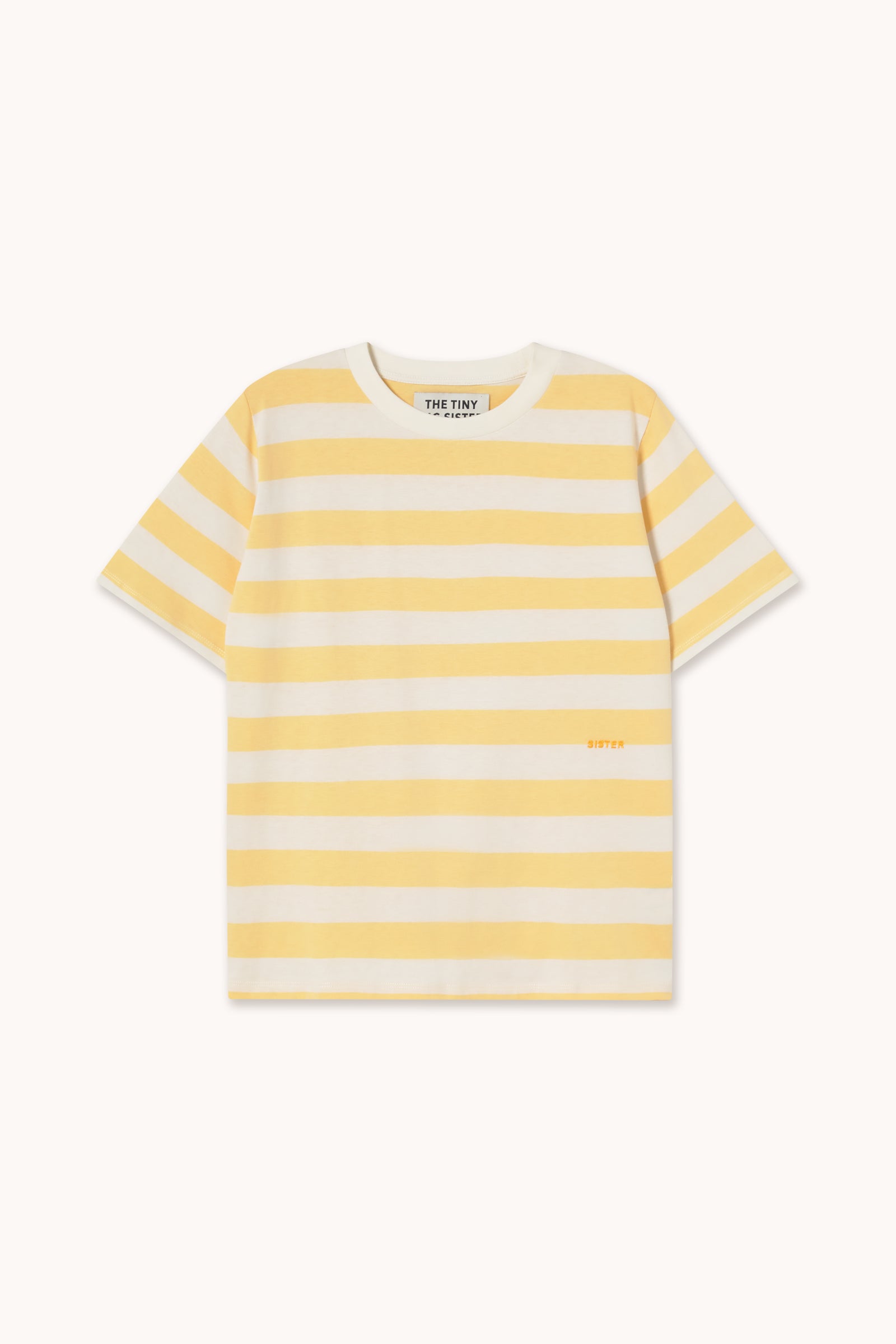 STRIPED TEE mellow yellow