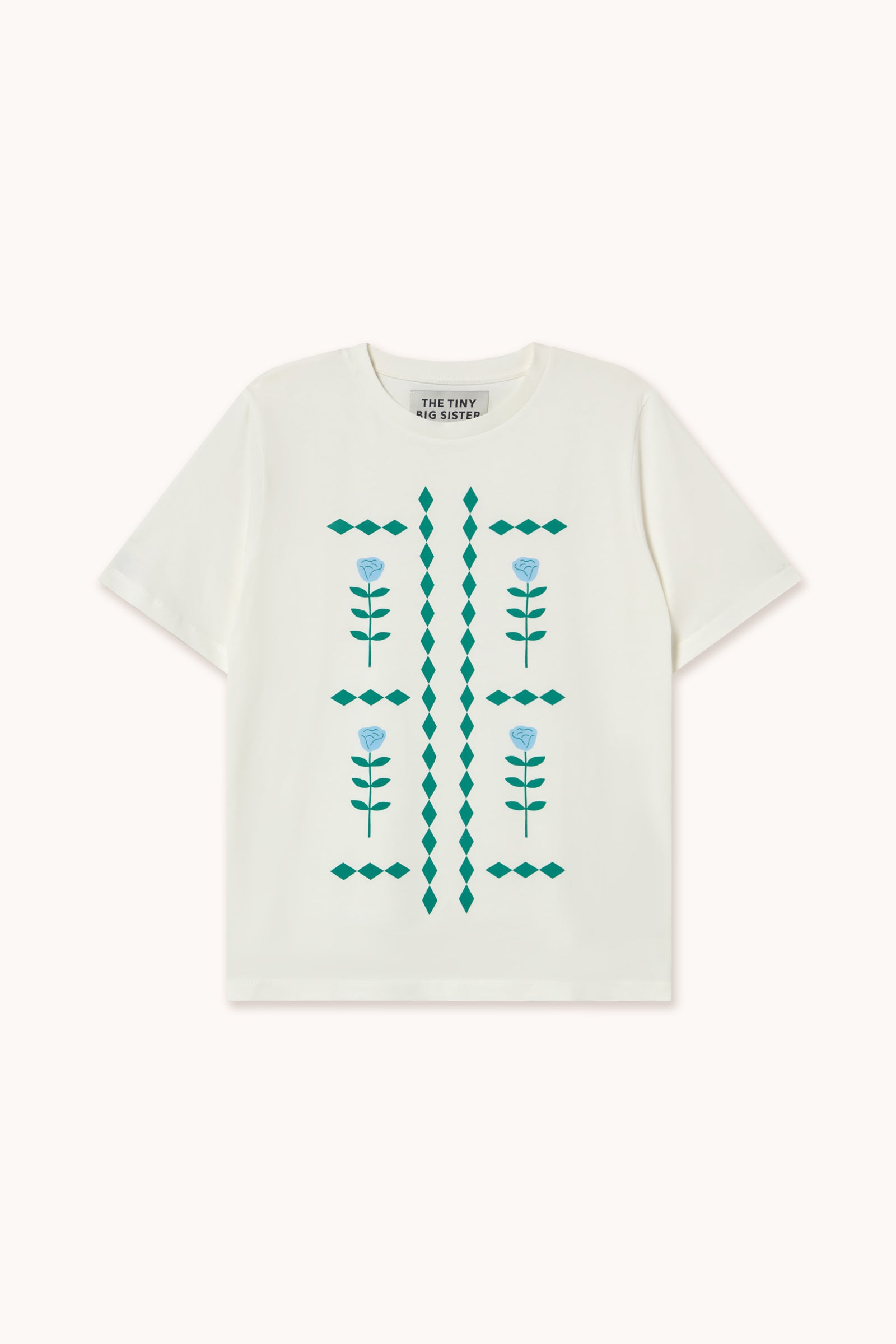 FLOWERS TEE off-white