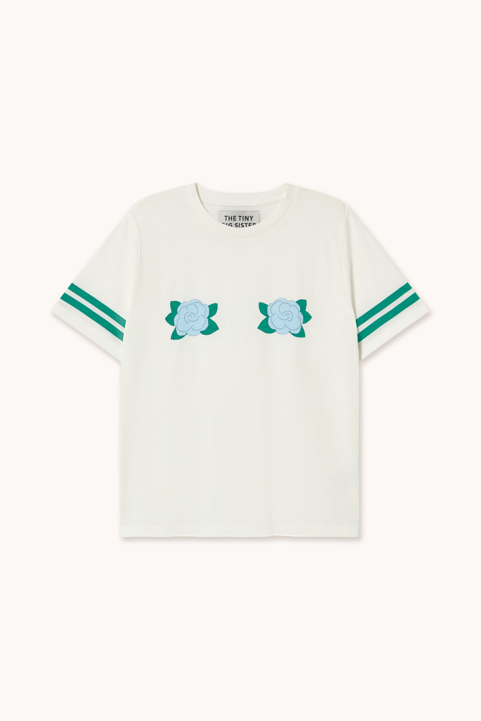 CAMISETA BLUE ROSES off-white