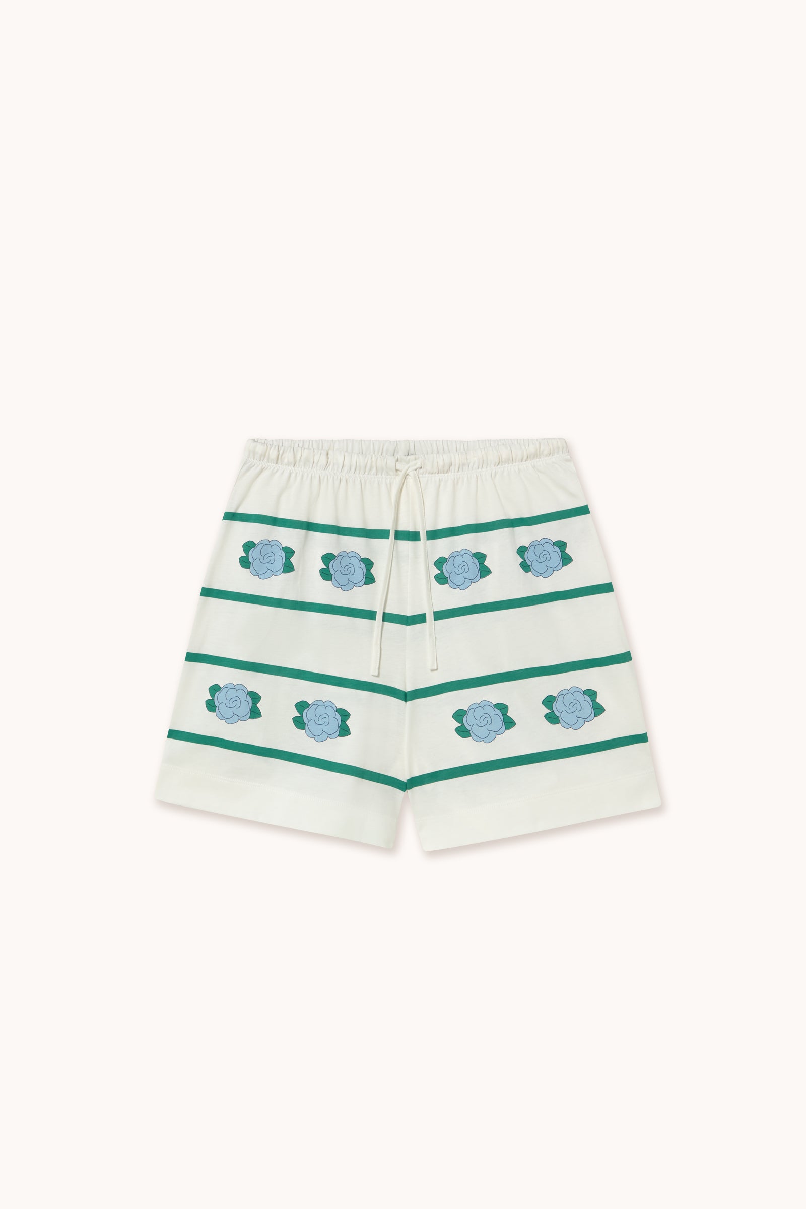 ROSES ELASTICATED SHORTS off-white