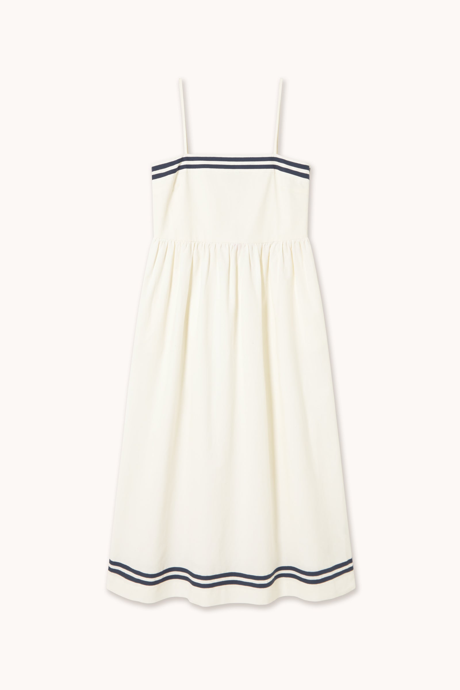 VESTIDO DE TIRANTES off-white
