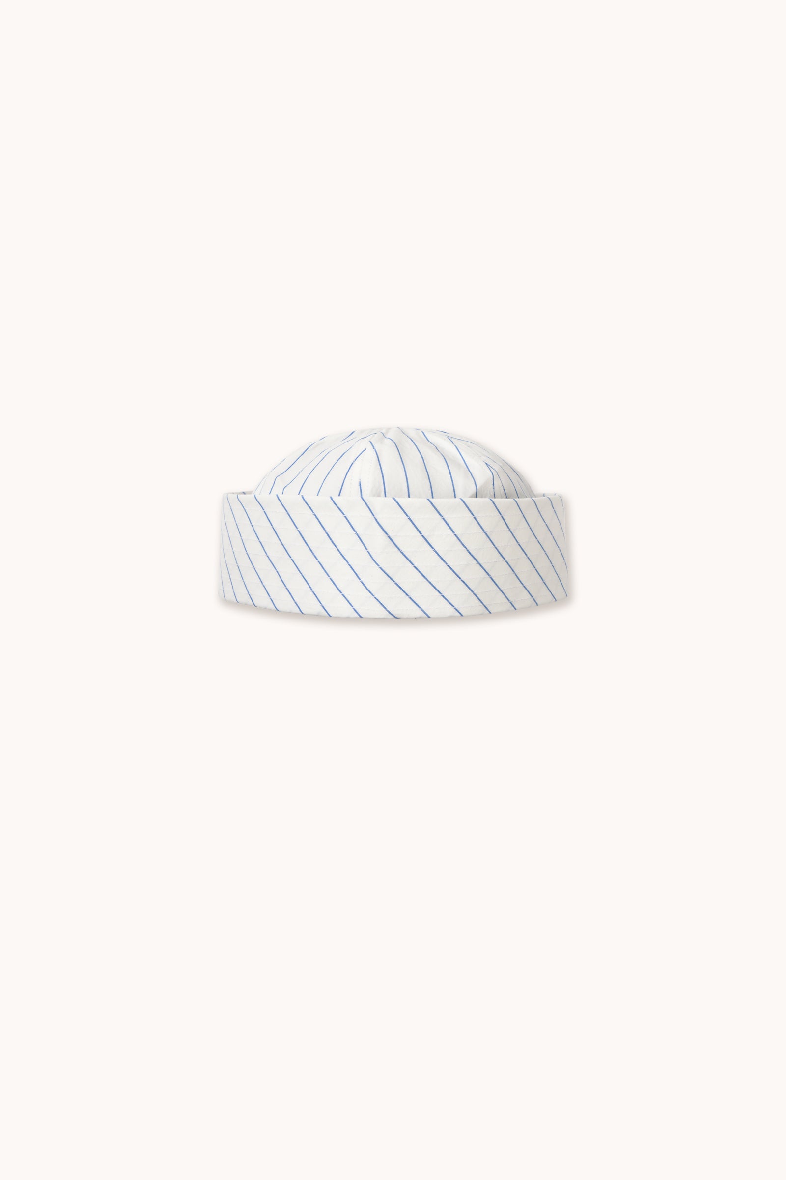 STRIPED SAILOR HAT white