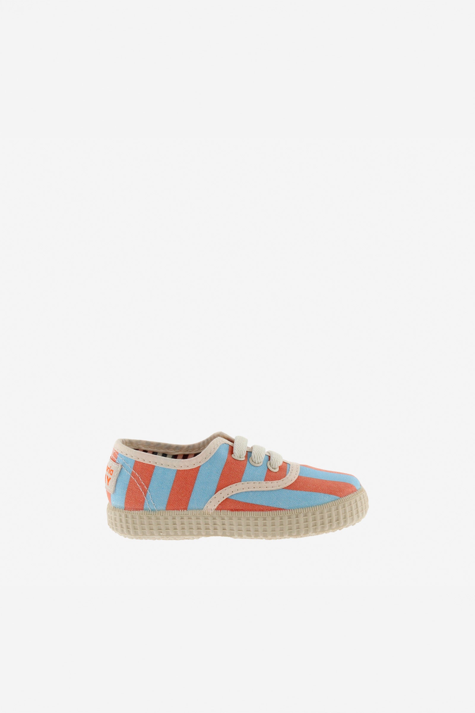 TINY X VICTORIA STRIPED ADULT SNEAKERS summer red/light cyan