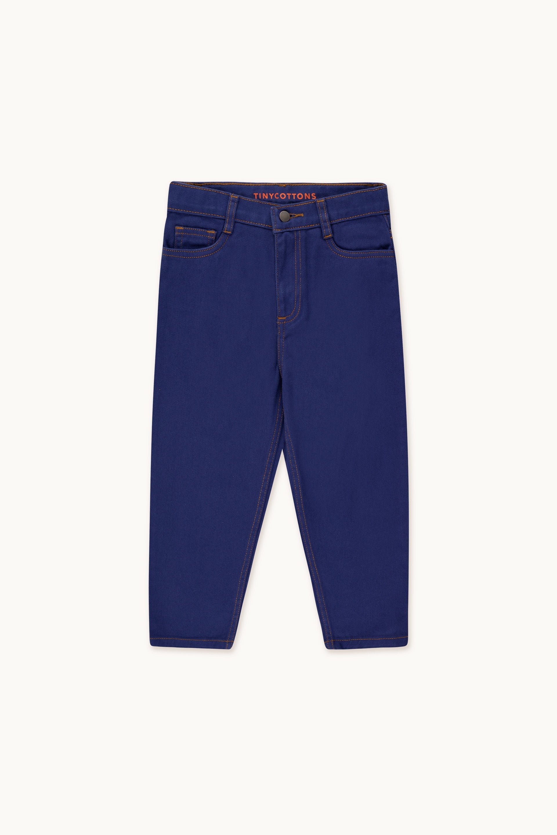 Solid Baggy Jeans indigo