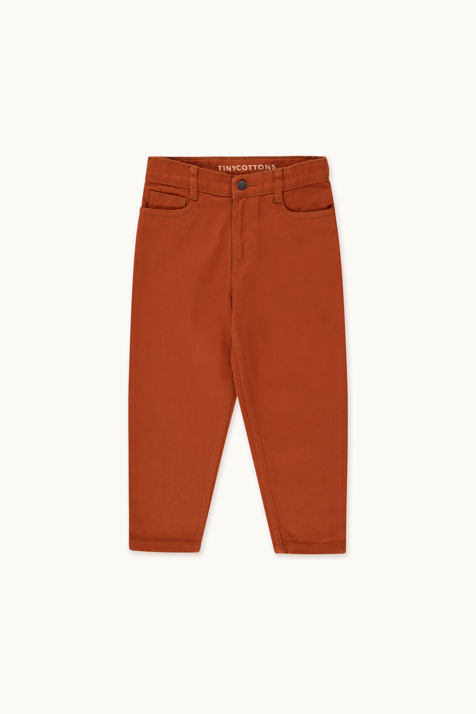 Solid Baggy Jeans chestnut