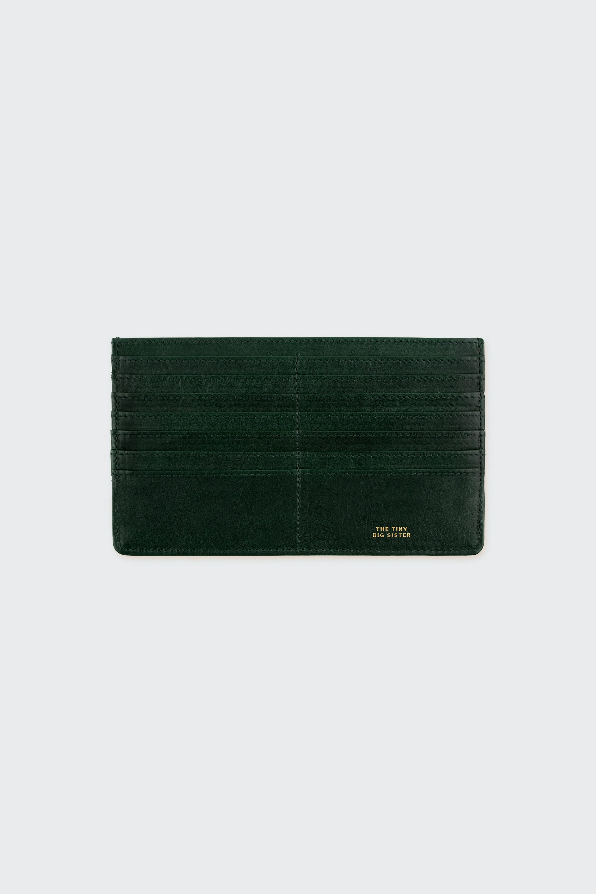 Maru Xl Leather Card Holder petrol green