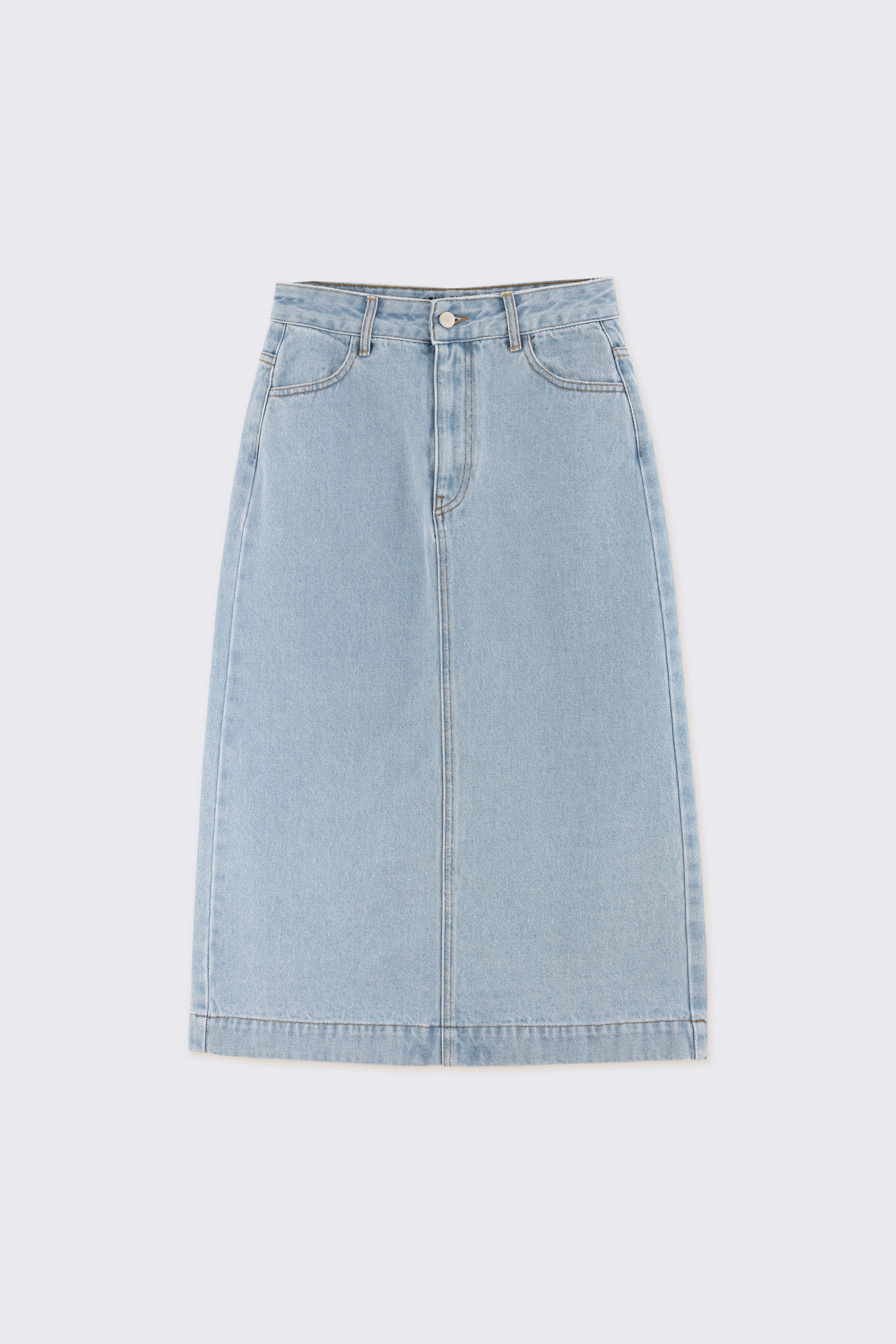 Agnes Denim Skirt light wash indigo