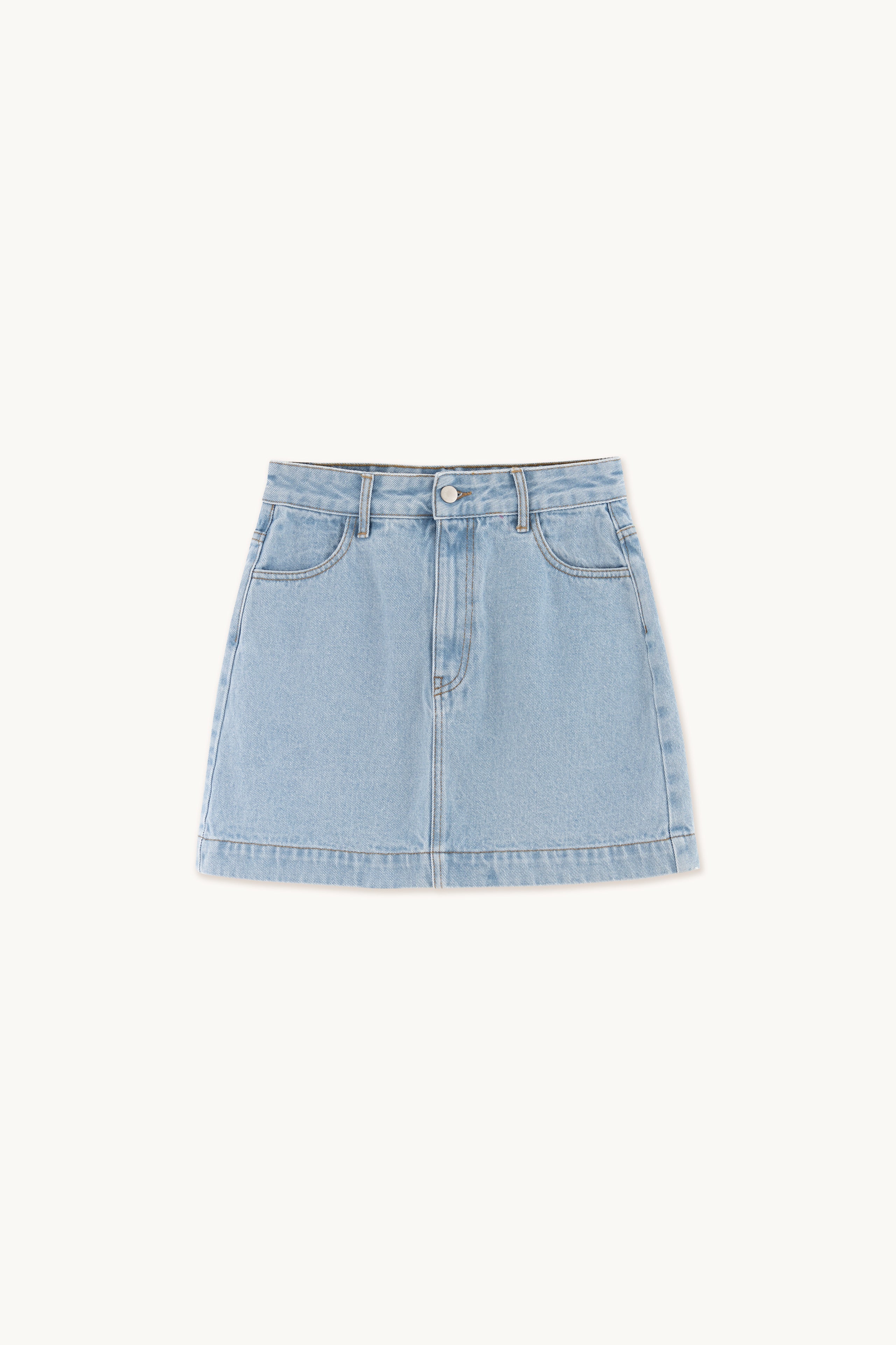 Ani Denim Skirt light wash indigo