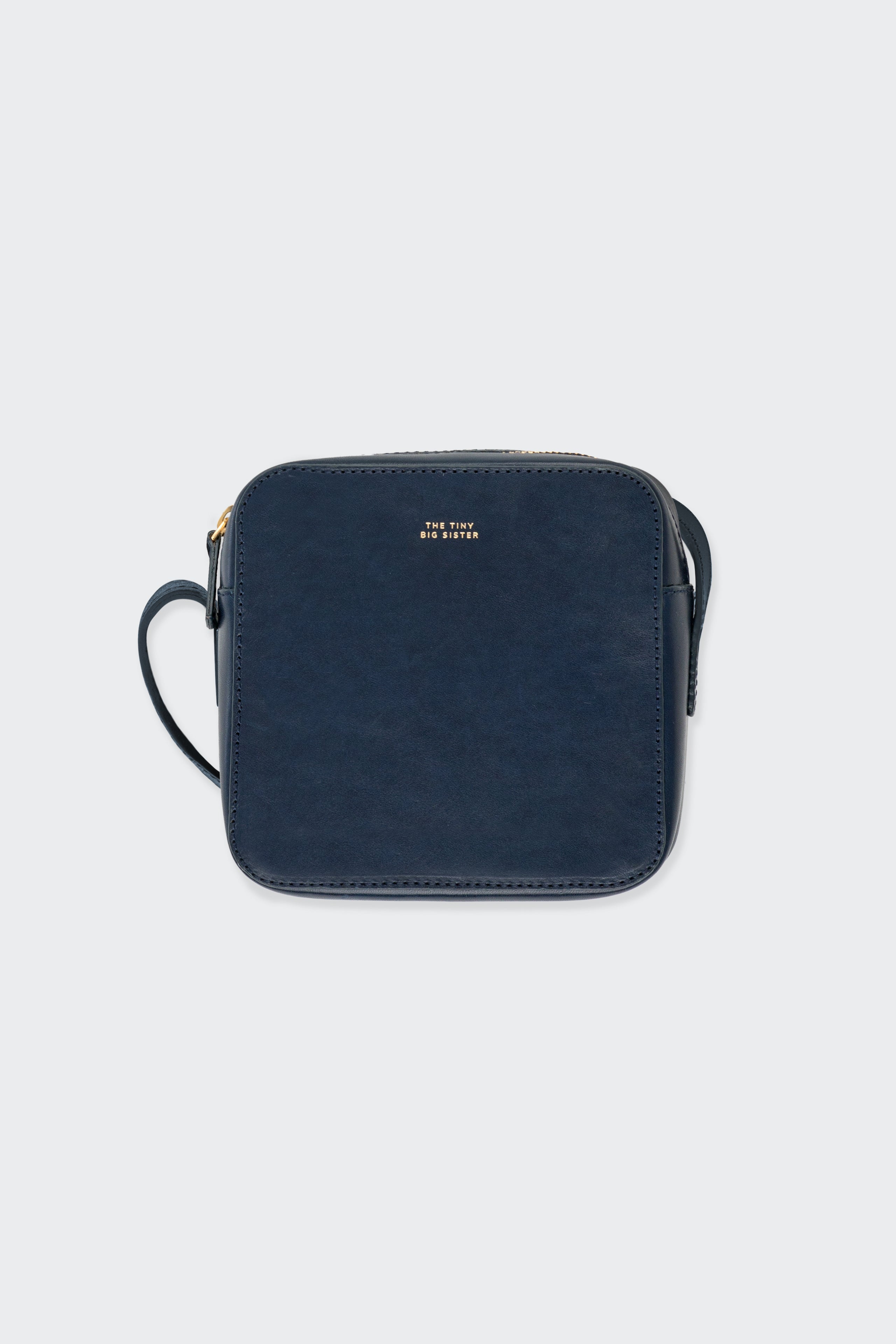 Vini Leather Square Bag navy