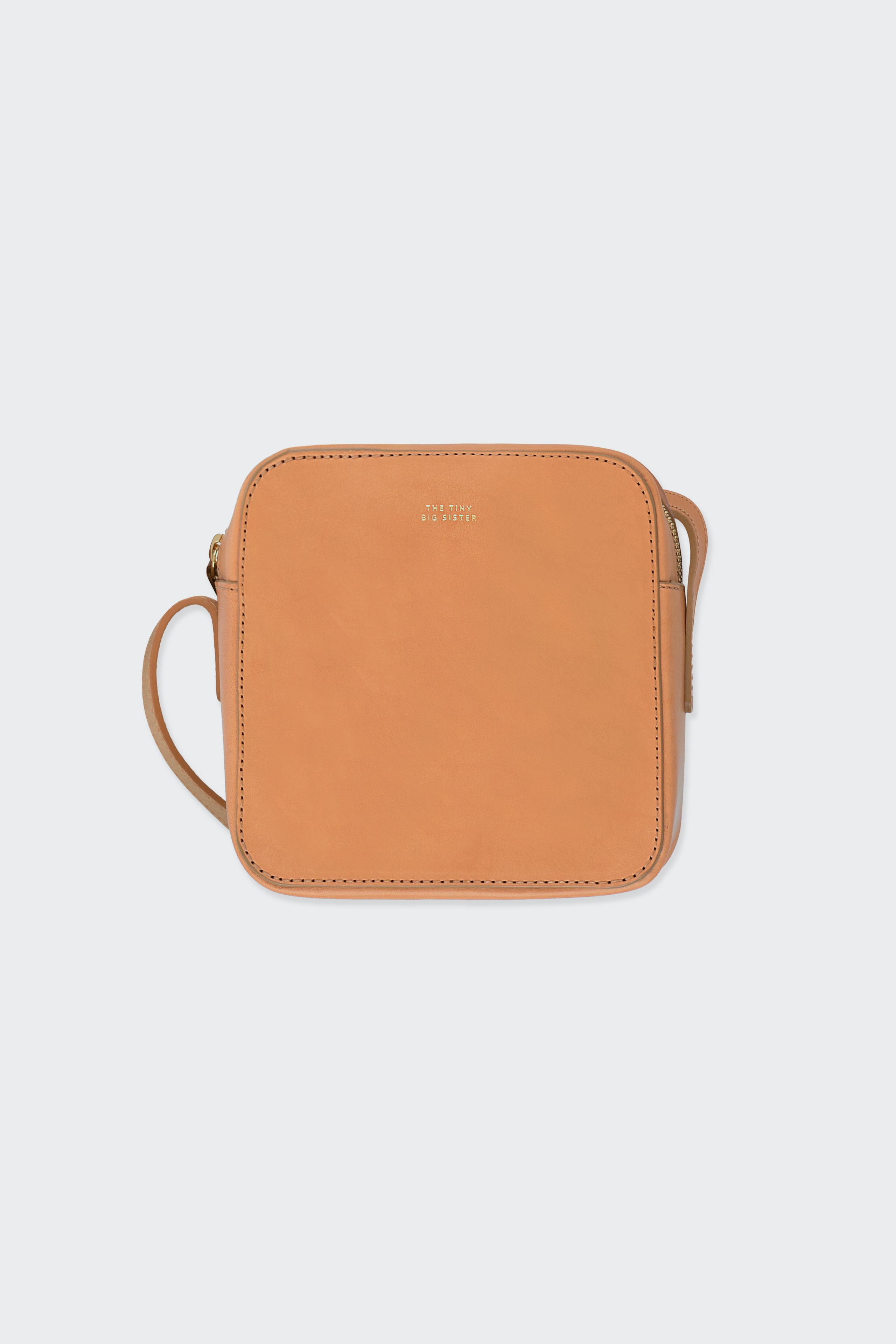 Vini Leather Square Bag light nude