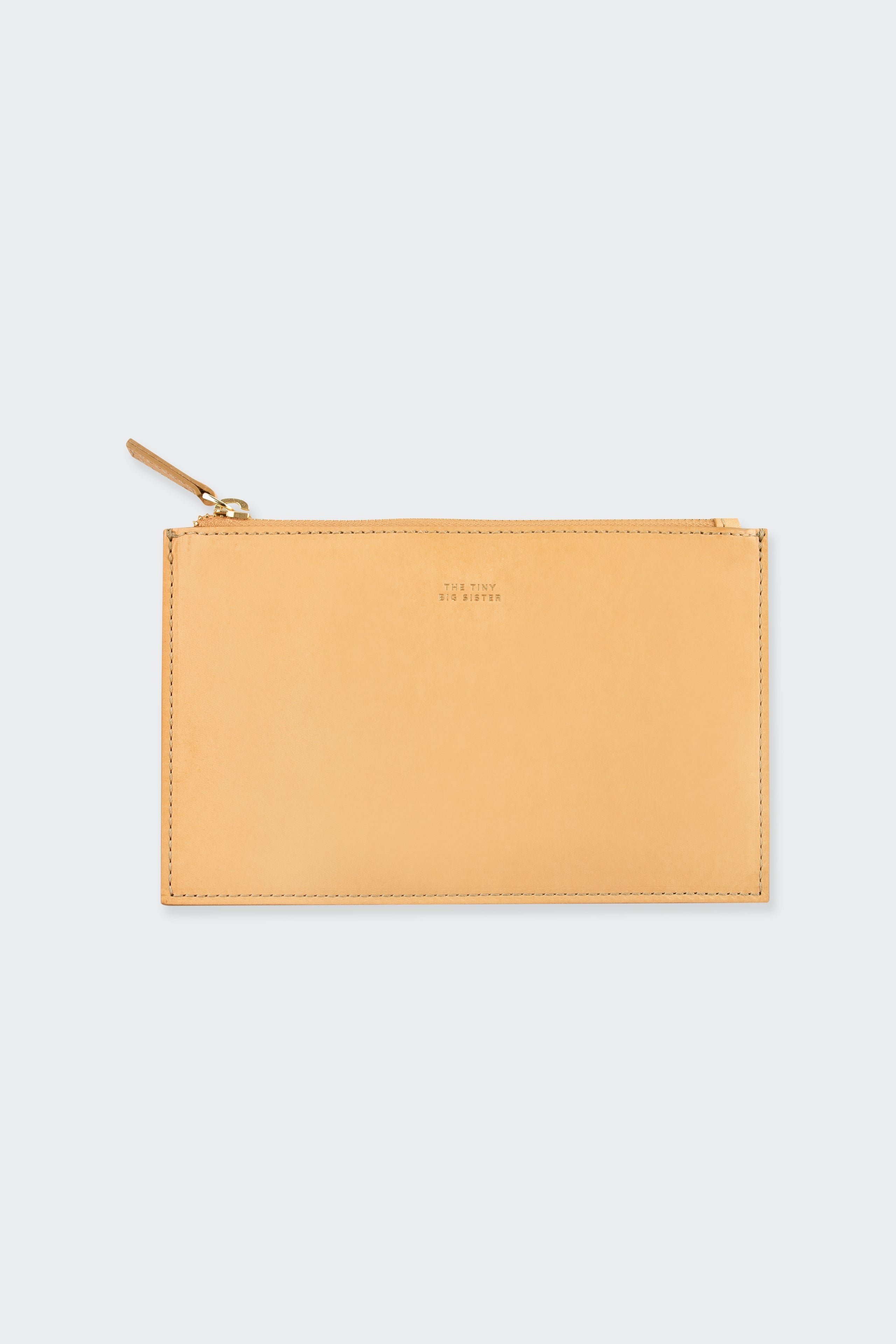 Gregu Leather Purse almond