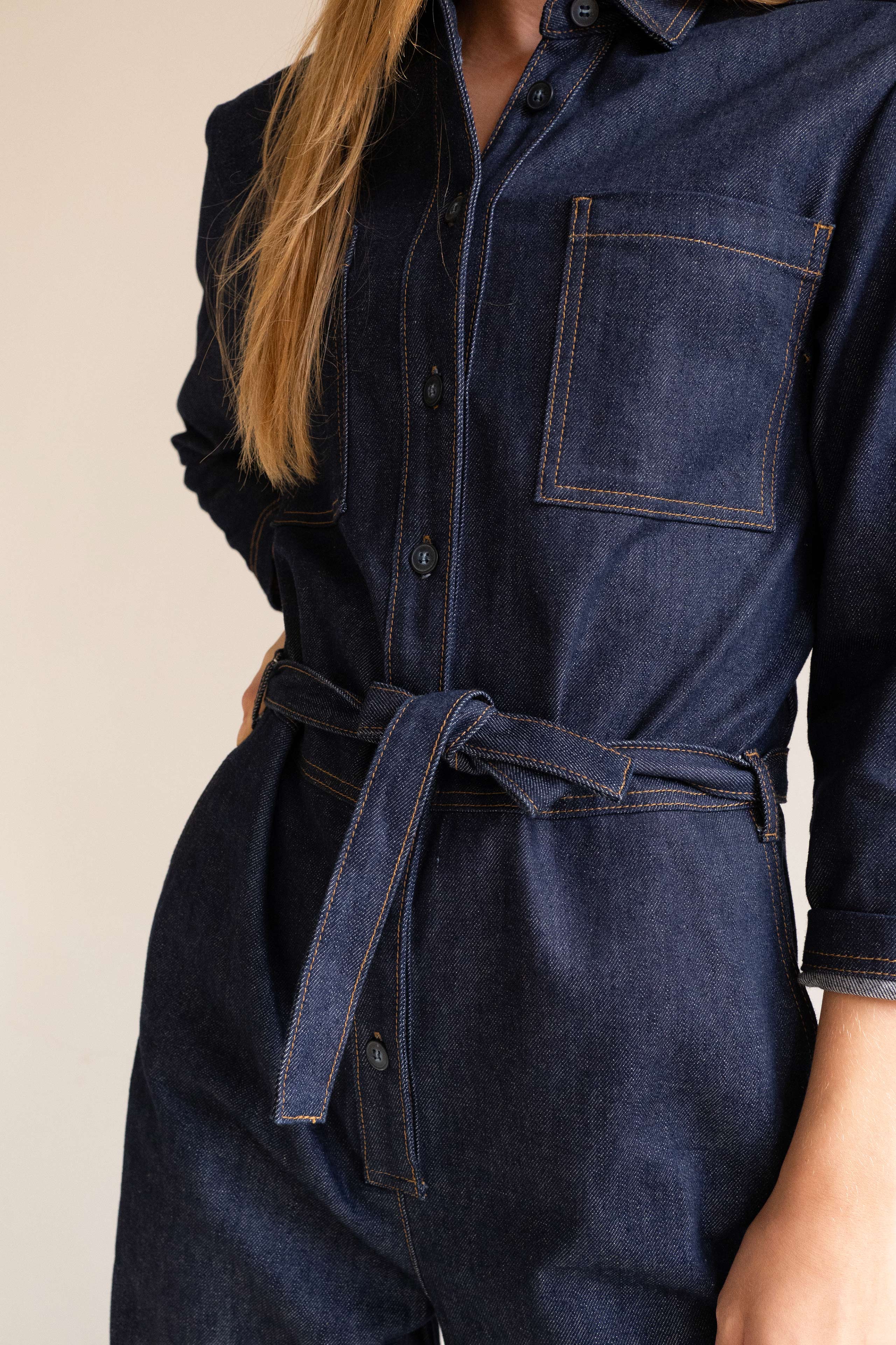 Denim Jumpsuit deep indigo