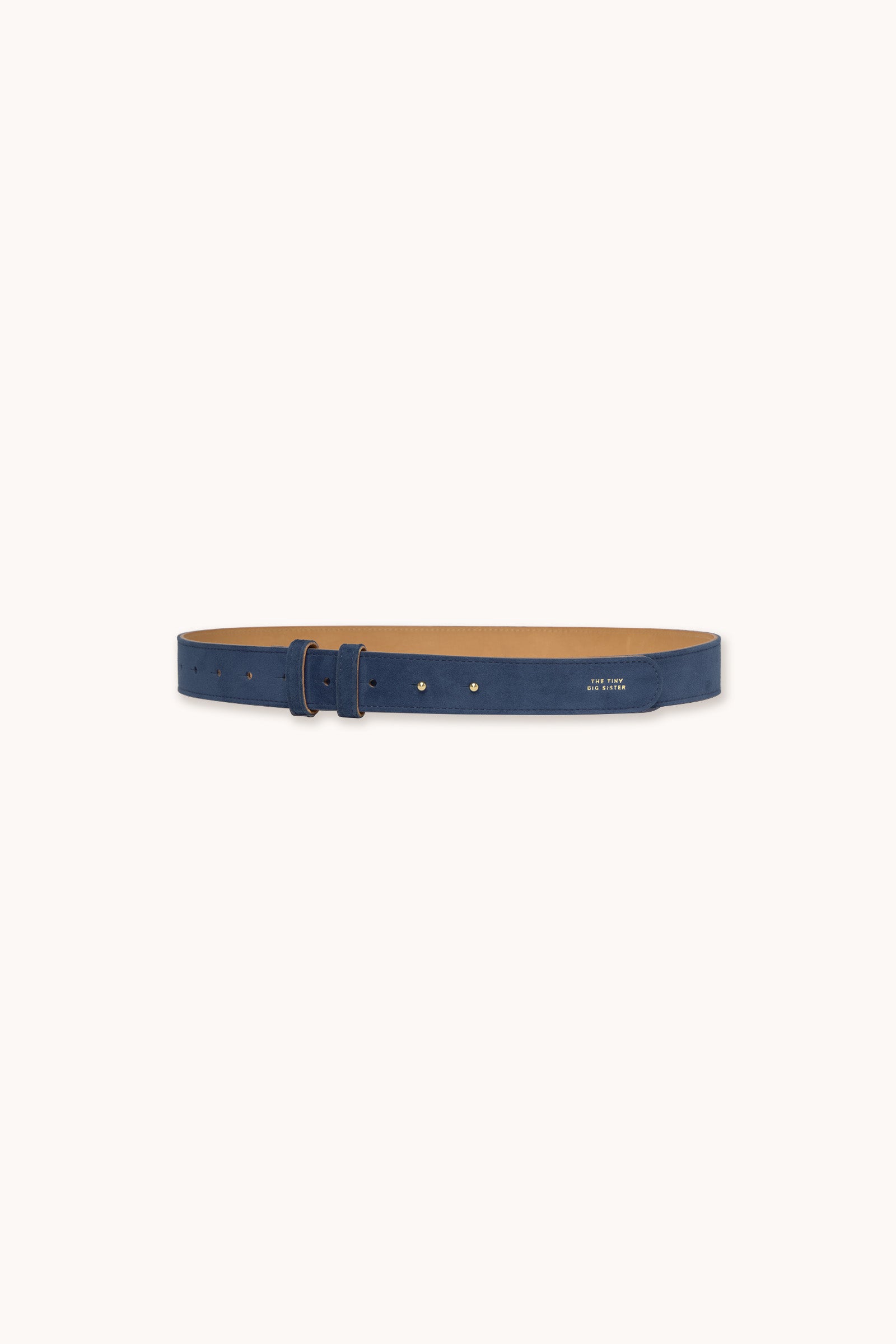 CECILE SUEDE BELT light navy